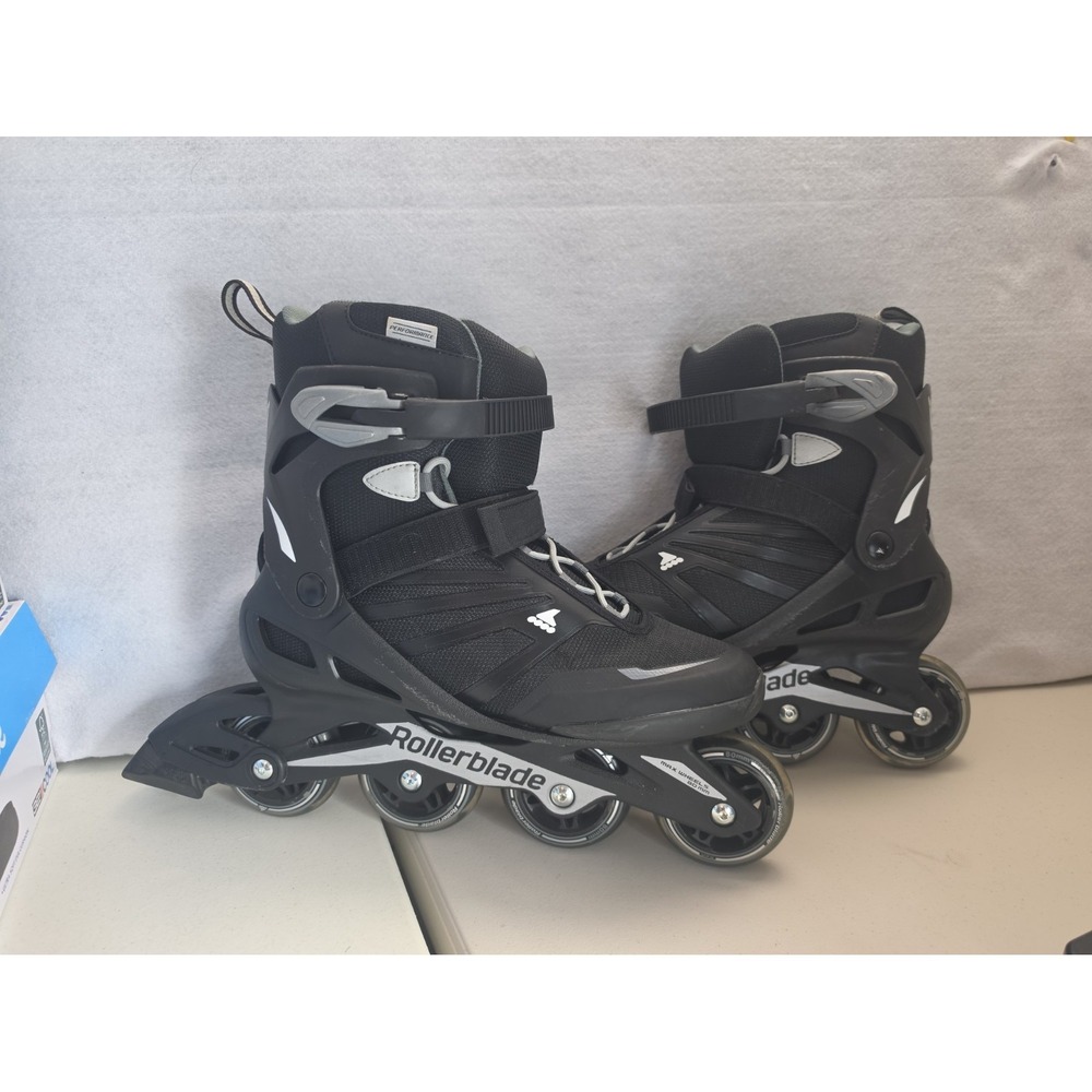 Zetrablade: Rollerblade Men's Inline Skates Size 10 Black Gray 82A Performance
